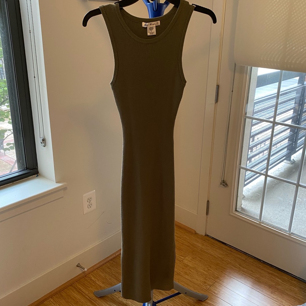 Ribbed Tank Top Dress